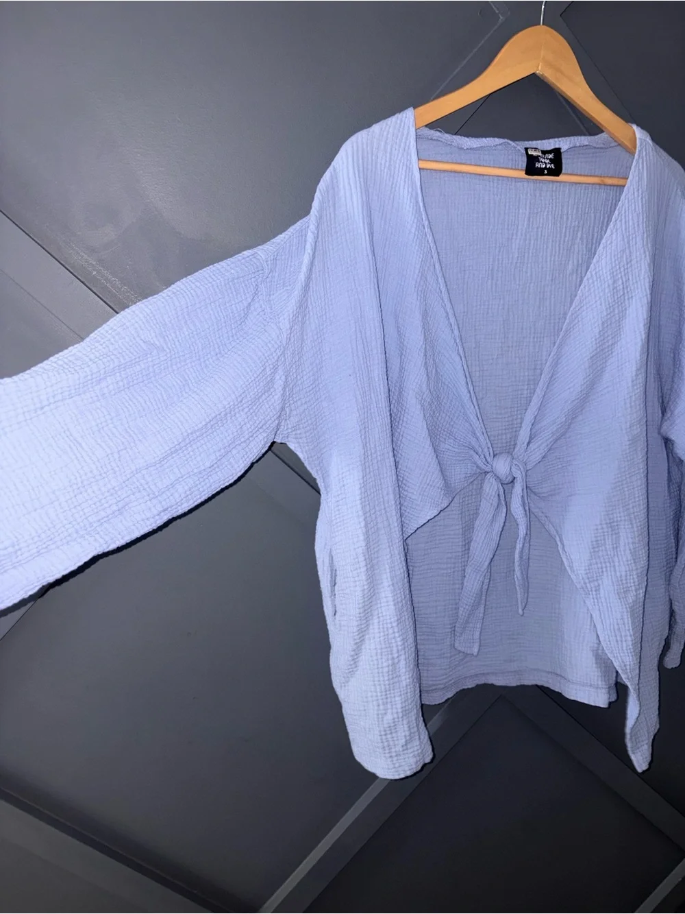 ✨•Riverside Dye Wrap Top•✨